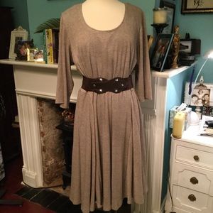 GUC Dressbarn Knit Dress w/Belt & Scarf (B-51) OR